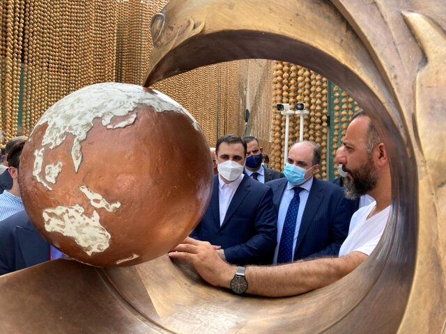 ببینید: افتتاح پاویون ایران در اکسپو ۲۰۲۰/ از فرش و موسیقی ایرانی تا به پرواز درآمدن سیمرغ