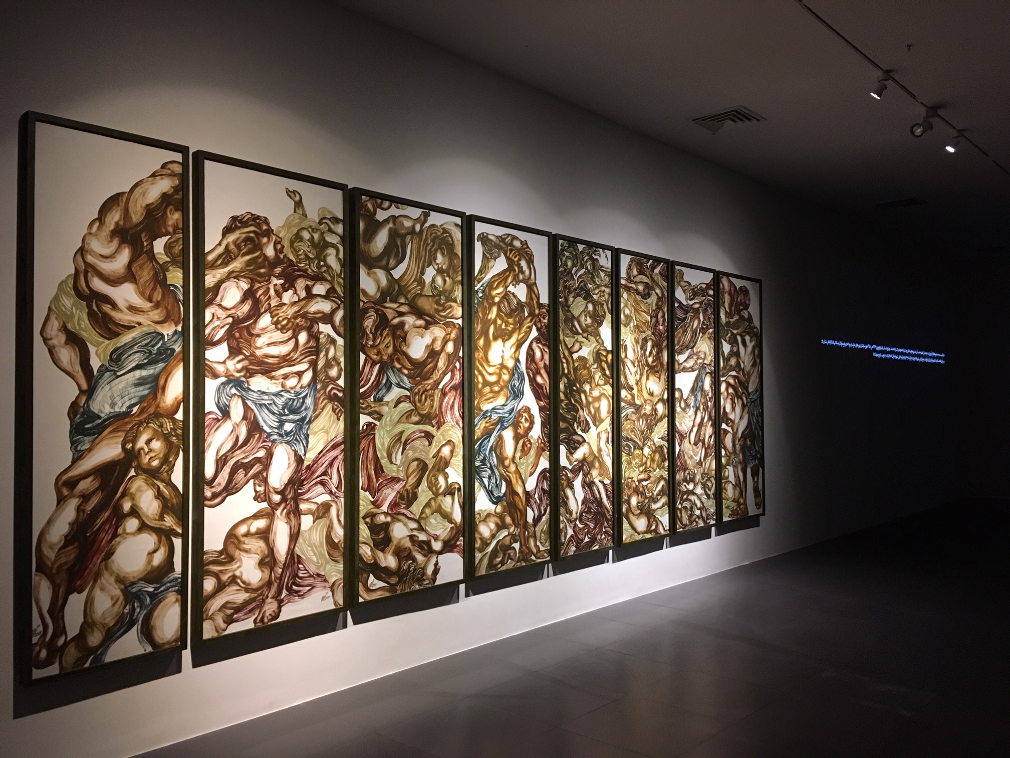 نمایشگاه نقاشی­‌ ژاله طالب ­‌پور با عنوان « کشتار بی­گناهان» در گالری ایرانشهر 