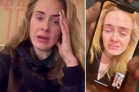 Adele shares grief with fans by video call over postponed Vegas shows